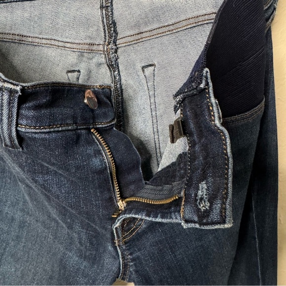 J BRAND Mama J Maternity Skinny Jeans in “Fleeting” Side Panel Under Belly Sz 25 - Picture 14 of 16